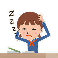 勉強眠くなる